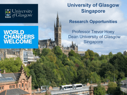 University of Glasgow Singapore