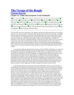 Chapter 14 - Chiloe and Concepcion: Great Earthquake