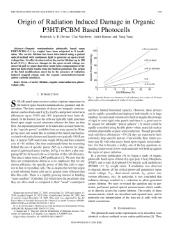 Origin of Radiation Induced Damage in Organic P3HT:PCBM Based