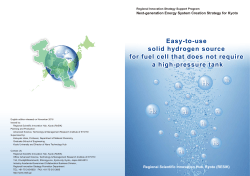 Easy-to-use solid hydrogen source for fuel cell that does not require