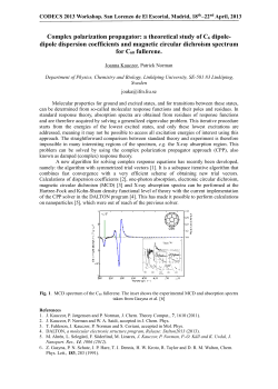 CODECS 2013 Workshop. San Lorenzo de El Escorial, Madrid, 18th