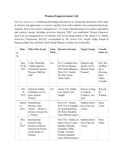 Activities of Women Empowerment Cell whole total