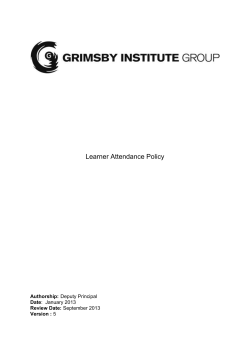Learner Attendance Policy