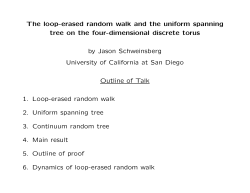 The loop-erased random walk and the uniform spanning tree