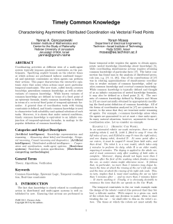 Timely Common Knowledge: Characterising