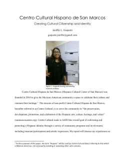 Centro Cultural: Cultivating and Protecting Ethnic Identity