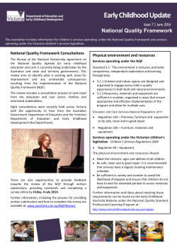 Early Childhood Update Newsletter - Issue 7
