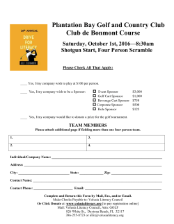 Golf Cart Sponsor - $1000 - Volusia Literacy Council