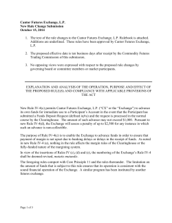 Rule IV-4 - Cantor Exchange