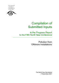 Pollution from Offshore Installations