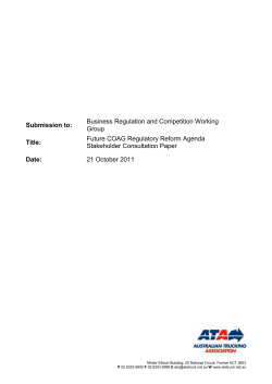 7.1. Heavy vehicle regulation in the service sector