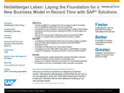 Headline Runs Here and Here and Here with SAP&reg; Solution