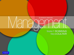 Chapter One Managers and Management