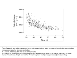 Systemic recirculation assessed in apnoeic anaesthetized patients