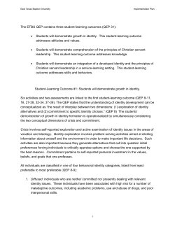 The ETBU QEP contains three student