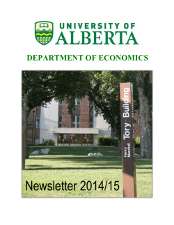 Department of Economics