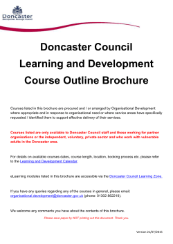 Learning and Development Brochure (IVP)