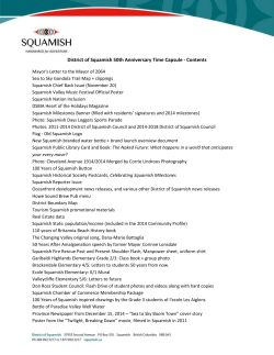 Contents - District of Squamish