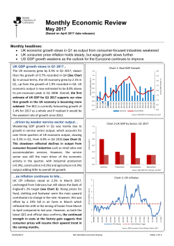 Monthly Economic Review - British Chambers of Commerce