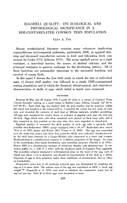 eggshell quality: its ecological and physiological significance in a