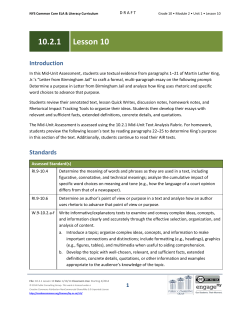 10.2.1 Mid-Unit Assessment