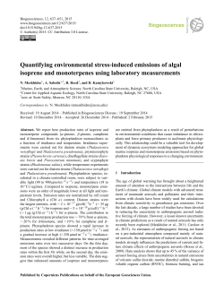 Quantifying environmental stress