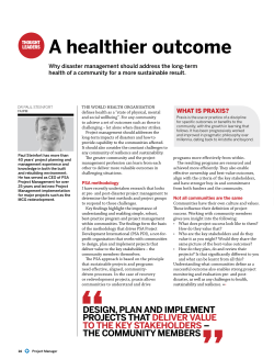 A healthier outcome
