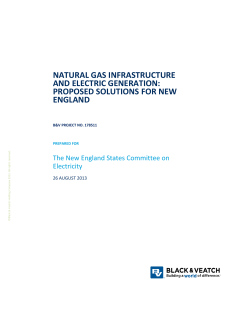 natural gas infrastructure and electric generation