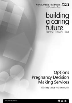 Options Pregnancy Decision Making Services