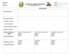 CARBOHYDRATES Qs