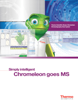 Simply intelligent Chromeleon goes MS