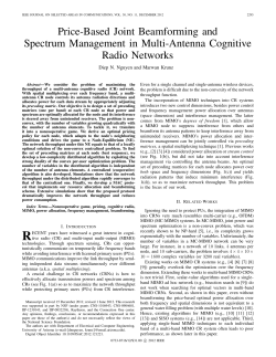 Price-Based Joint Beamforming and Spectrum Management in Multi