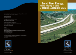 Fly ash reuse - Great River Energy