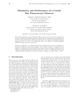 Simulation and Performance of a Cosmic Ray Fluorescence Detector