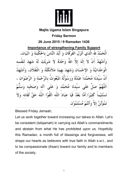 Importance of strengthening Family Support