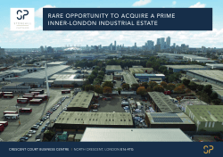 rare opportunity to acquire a prime inner-london