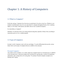 So what defines a Computer?