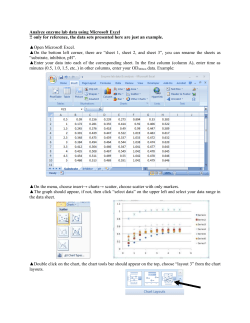 Analyze enzyme lab data using Microsoft Excel !! only for reference