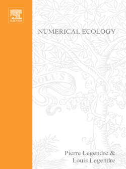 Numerical ecology