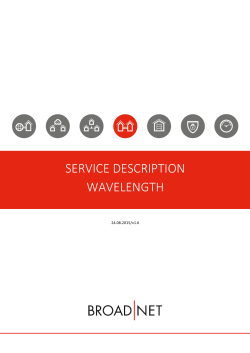 service description wavelength