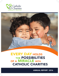 EVERY DAY HOLDS - Catholic Charities Community Services
