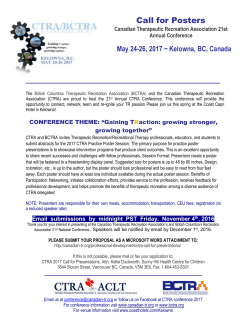 Logo - Canadian Therapeutic Recreation Association