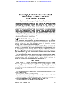 Human IgA1 Half-Molecules: Clinical and