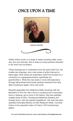 Shelby Hinton Once Upon a Time - Allied Arts