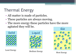 Thermal Energy
