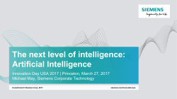 The next level of intelligence: Artificial Intelligence