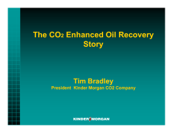 The CO2 Enhanced Oil Recovery Story