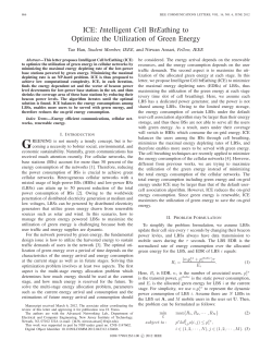 ICE: Intelligent Cell BrEathing to Optimize the Utilization of Green
