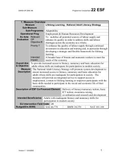 National Adult Literacy Strategy