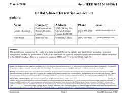 OFDM-based Terrestrial Geolocation